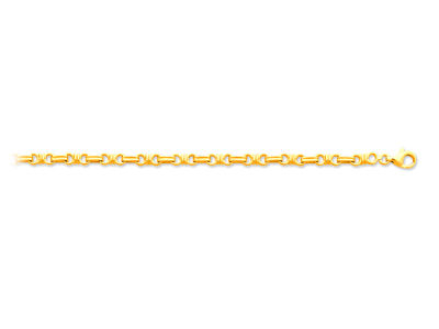 Armband Knoten 4,4 Mm, 20 Cm, 18k Gelbgold - Standard Bild - 1