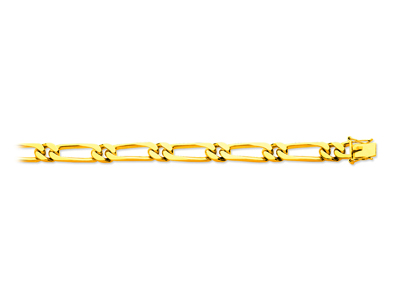 18k Gelbgold, Alternierende Gliederkette 1/1 7 Mm, 21 Cm - Standard Bild - 1