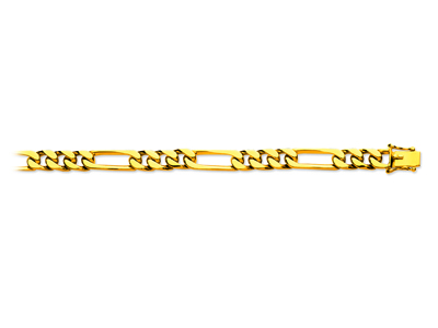 Armband Alternée 1/3 Engmaschig 7 Mm, 20,5 Cm, 18k Gelbgold - Standard Bild - 1