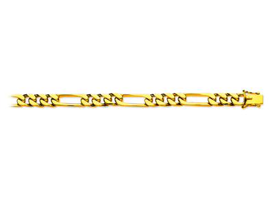 Armband Altern{e 1/3 Dicht 7 Mm, 20,50 Cm, 18k Gelbgold - Standard Bild - 1