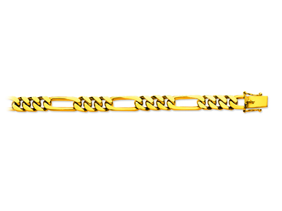 Armband Alternée 1/3 Engmaschig 8 Mm, 20,5 Cm, 18k Gelbgold - Standard Bild - 1