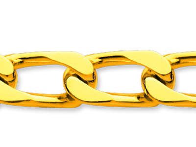 Armband Aus Engmaschige Pferd Gliederkette 9 Mm, 21,5 Cm, 18k Gelbgold - Standard Bild - 2