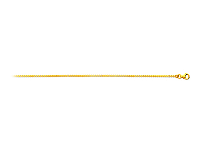 Venezianische Kette 1,24 Mm, 50 Cm,gelbgold 18k - Standard Bild - 1
