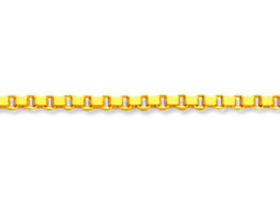 Venezianische Kette 1,24 Mm, 50 Cm,gelbgold 18k - Standard Bild - 2