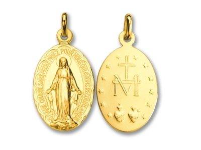 Medaille Wunderbare Medaille, 20 Mm, 18k Gelbgold - Standard Bild - 1