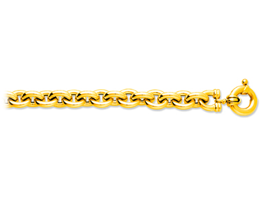 Armband Aus For\at-mesh, Hohlrund 13 Mm, 21 Cm, 18k Gelbgold - Standard Bild - 1