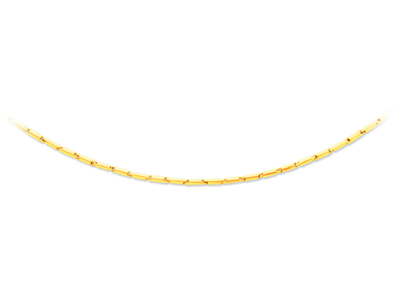 Halskette Tubes 2,30 Mm, 42 Cm, Gelbgold 18k