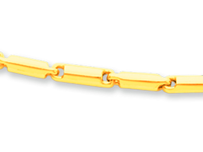 Halskette Tubes 2,30 Mm, 42 Cm, Gelbgold 18k - Standard Bild - 2