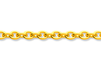 Forçat-kette Rund 1,10 Mm, 40 Cm, Gelbgold 18k - Standard Bild - 2