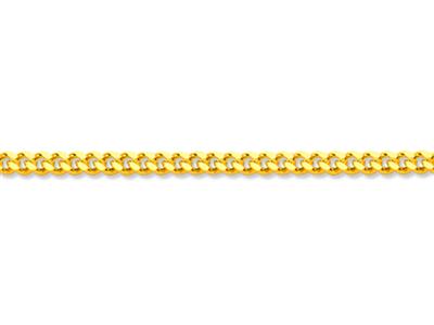 Kette Mit Diamantierte Panzerkette 1,50 Mm, 40 Cm, Gelbgold 18k - Standard Bild - 2