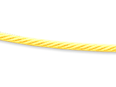 Kabelkette 1,4 Mm, 50 Cm, Gelbgold 18k - Standard Bild - 2