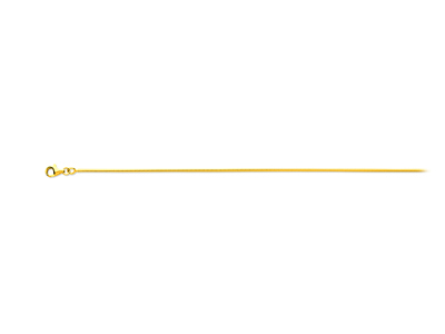 Kette Aus Serpentin-maschen 1,20 Mm, 42 Cm, Gelbgold 18k