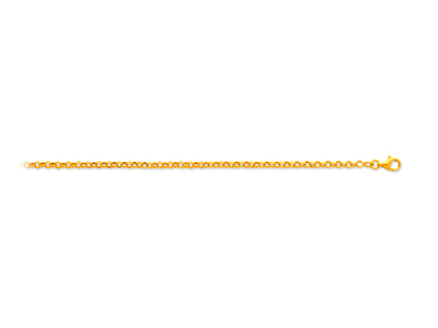 Armband Aus Jaseron-mesh 2,40 Mm, 18 Cm, 18k Gelbgold
