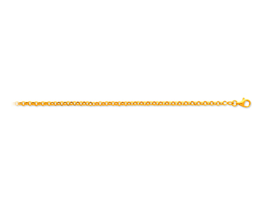 Kette Netz Glieder 2,40 Mm, 45 Cm, 18k Gelbgold - Standard Bild - 1