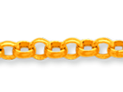 Kette Netz Glieder 2,40 Mm, 45 Cm, 18k Gelbgold - Standard Bild - 2