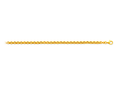 Kette Netz Glieder 3,30 Mm, 42 Cm, 18k Gelbgold - Standard Bild - 1