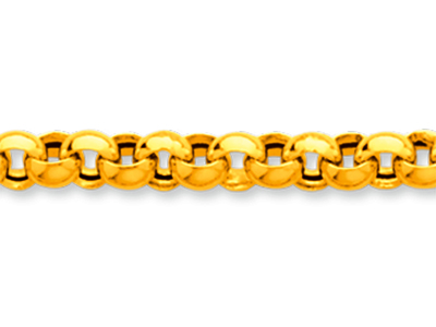 Armband Aus Jaseron-mesh 4,20 Mm, 19 Cm, 18 Karat Gelbgold - Standard Bild - 2