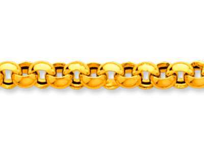 Kette Netz Glieder 4,20 Mm, 45 Cm, 18k Gelbgold - Standard Bild - 2