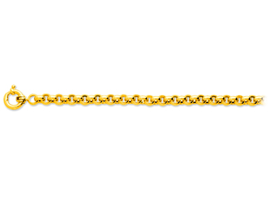 Jaseron-maschenarmband 7,30 Mm, 19 Cm, 18k Gelbgold