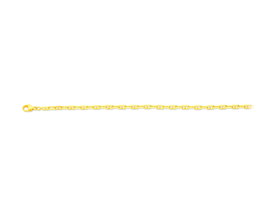 Kette For\at Marine Diamantgeschnitten 3 Mm, 55 Cm, Gelbgold 18k - Standard Bild - 1