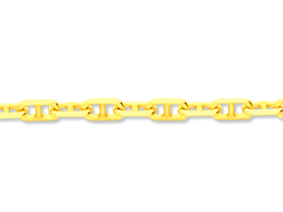 Kette For\at Marine Diamantgeschnitten 3 Mm, 55 Cm, Gelbgold 18k - Standard Bild - 2