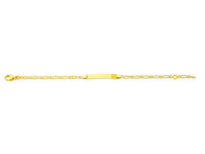 Baby Identity Alternée Mesh 1/1, 14 Cm, 18k Gelbgold - Standard Bild - 1