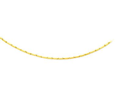 Halskette Tubes 2,3 Mm, 50 Cm, 18k Gelbgold