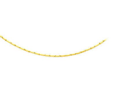 Röhrenhalskette-2,3-Mm,-50-Cm,-18k-Ge...