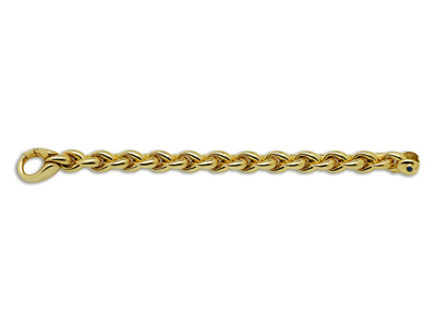 Armband Mit Schalen 11 Mm, 20 Cm, 18k Gelbgold. Ref. 2224 - Standard Bild - 1