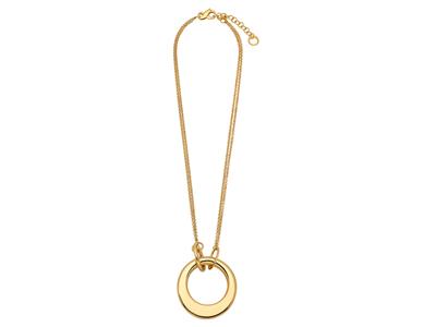 Halskette Kreismotiv 36 Mm, 48 Cm, 18k Gelbgold. Ref. 4630 - Standard Bild - 1