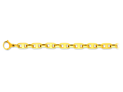 Armband Marine Mesh Flach 6 Mm, 19,5 Cm, 18k Gelbgold