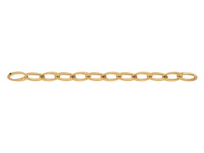 Armband Ovale Glieder 11 Mm, 21 Cm,18k Gelbgold - Standard Bild - 1