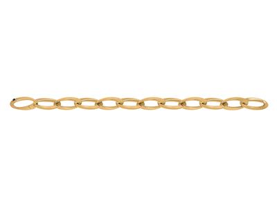 Armband Ovale Maschen 11 Mm, 21 Cm, Gelbgold 18k - Standard Bild - 1