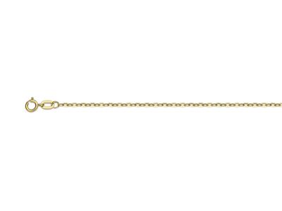 Kette Forçat-masche Klar Hohlspiegel 1,70 Mm, 60 Cm, Gelbgold 18k