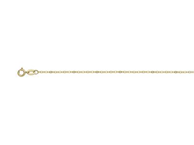 For\at-kette Mit Klarer Spiegel-for\at-masche 1,30 Mm, 45 Cm, Gelbgold18k - Standard Bild - 1
