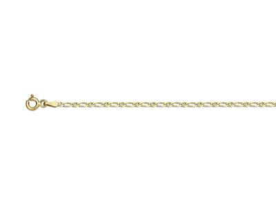 For\at Marine Glied Altern{e 1/1, 1,80 Mm, 45 Cm, Gelbgold 18k - Standard Bild - 1