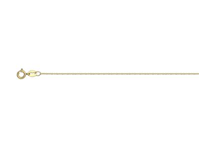 Forçat-kette Mit Klaren Spiegelmaschen 0,70 Mm, 40 Cm, Gelbgold 18k