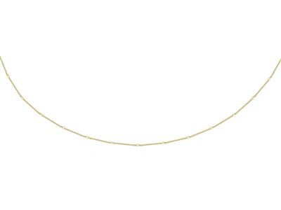 Gourmetfantasiekette 1,10 Mm, 45 Cm, Gelbgold 18k - Standard Bild - 1