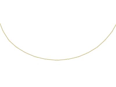 Gourmetfantasiekette 1,10 Mm, 42 Cm, Gelbgold 18k