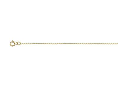 Kette Aus For\at-maschen Diamantschliff 0,85 Mm, 40 Cm, Gelbgold 18k - Standard Bild - 1