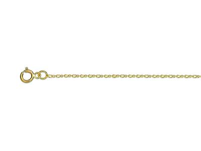 Einreihige Palmierglieder, 0,96 Mm,40 Cm, Gelbgold 18k - Standard Bild - 1