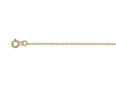 1-draht Palmkette, 0,96 Mm, 42 Cm, 18k Gelbgold