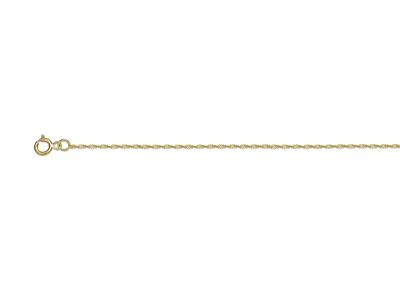 Kette Singapur 1,1 Mm, 40 Cm, Gelbgold 18k - Standard Bild - 1