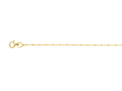 Fukette Mit Fantasy-maschen 1,1 Mm, 25 Cm, Gelbgold 18k