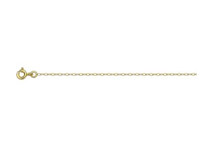 Fukette Forçat-masche Klar 1,3 Mm, 25 Cm, Gelbgold 18k