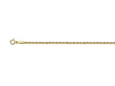 Hohlkordelkette 2,20 Mm, 42 Cm, Gelbgold 18k - Standard Bild - 1