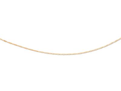 Phantasie-spiegelhohlmaschen-kette 1,5 Mm, 42 Cm, Gelbgold 18k