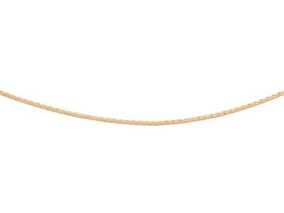 Jaseron-kette Mit Hohlmasche 1,90 Mm, 70 Cm, Gelbgold 18k