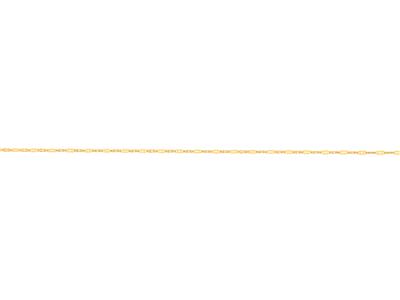 Phantasie-spiegelhohlmaschen-kette 1,5 Mm, 50 Cm, 18k Gelbgold
