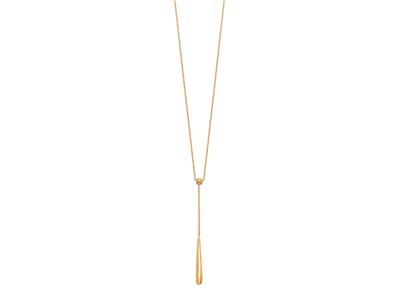 Tropfen-halskette,-43-Cm,-18k------Ge...